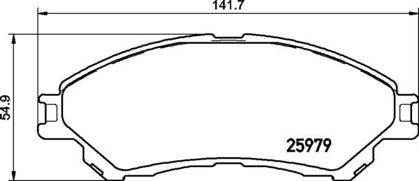 BREMBO P 79 032 Brake Pad Set, disc brake