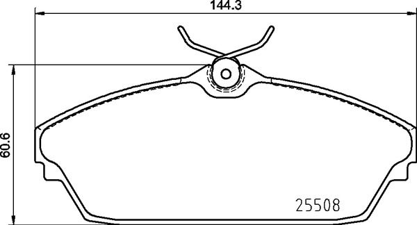 BREMBO P 82 003 Brake Pad Set, disc brake