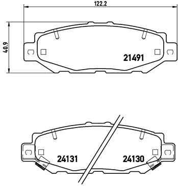 BREMBO P 83 038 Brake Pad Set, disc brake