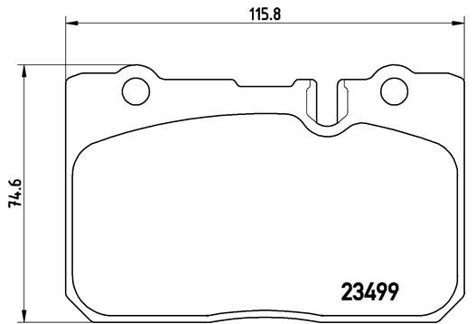 BREMBO P 83 039 Brake Pad Set, disc brake