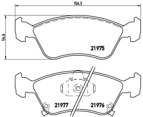 BREMBO P 83 041 Brake Pad Set, disc brake