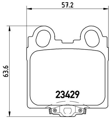 BREMBO P 83 045 Brake Pad Set, disc brake