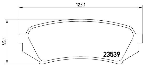 BREMBO P 83 049 Brake Pad Set, disc brake
