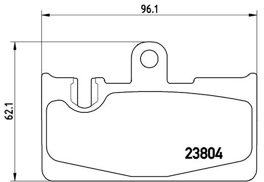 BREMBO P 83 059 Brake Pad Set, disc brake