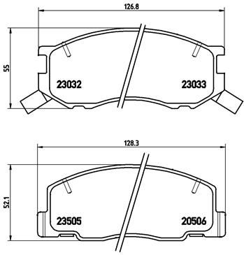 BREMBO P 83 093 Brake Pad Set, disc brake