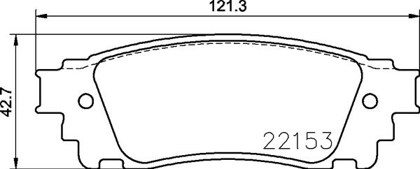 BREMBO P 83 166 Brake Pad Set, disc brake