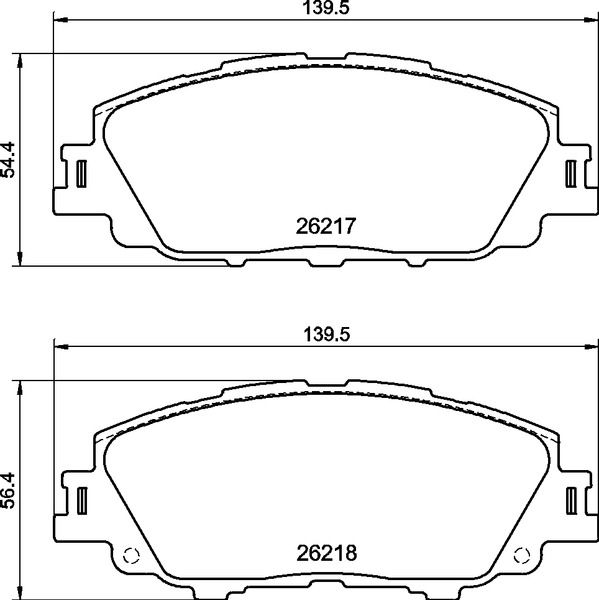 BREMBO P 83 175 Brake Pad Set, disc brake