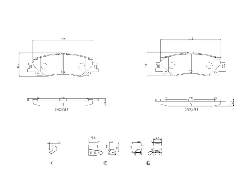 BREMBO P 83 192 Brake Pad Set, disc brake