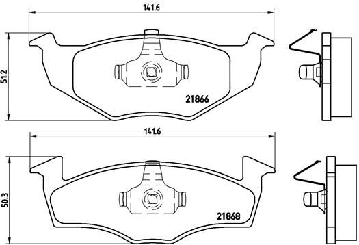 BREMBO P 85 030 Brake Pad Set, disc brake
