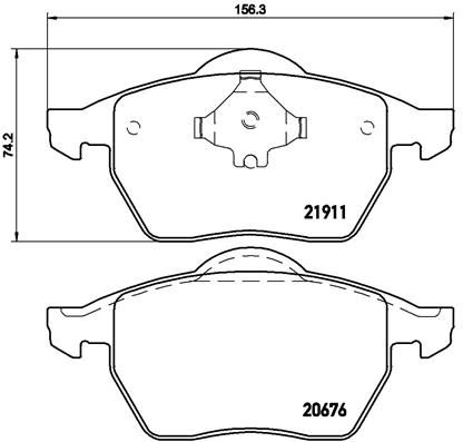 BREMBO P 85 035 Brake Pad Set, disc brake