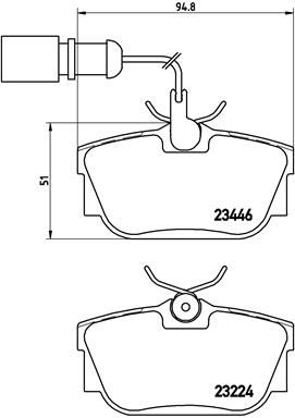 BREMBO P 85 059 Brake Pad Set, disc brake
