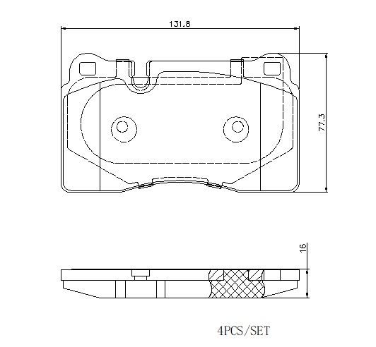 BREMBO P 85 116E Brake Pad Set, disc brake