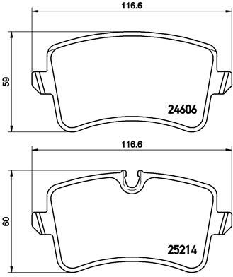 BREMBO P 85 119 Brake Pad Set, disc brake