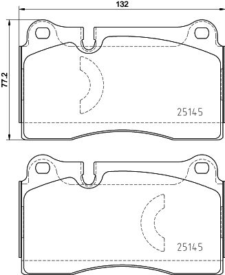 BREMBO P 85 159 Brake Pad Set, disc brake