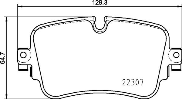 BREMBO P 85 161 Brake Pad Set, disc brake
