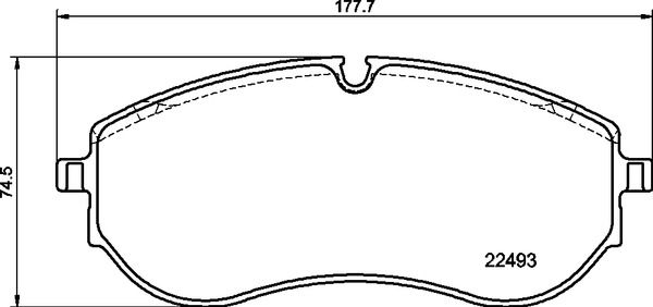 BREMBO P 85 179 Brake Pad Set, disc brake