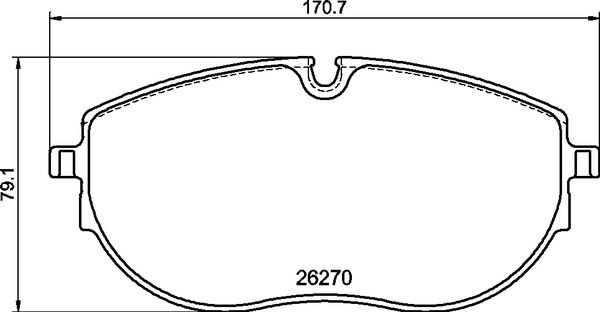 BREMBO P 85 188 Brake Pad Set, disc brake