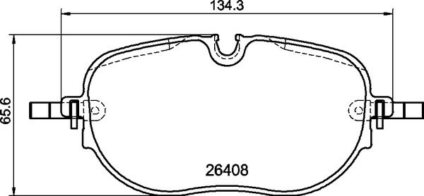 BREMBO P 85 195 Brake Pad Set, disc brake