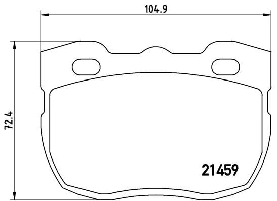 BREMBO P 99 001 Brake Pad Set, disc brake