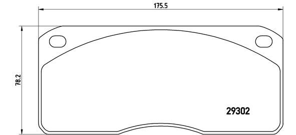 BREMBO P A6 011 Brake Pad Set, disc brake