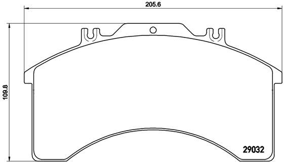 BREMBO P A6 015 Brake Pad Set, disc brake