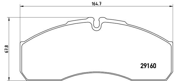 BREMBO P A6 022 Brake Pad Set, disc brake
