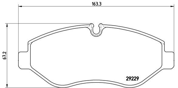 BREMBO P A6 026 Brake Pad Set, disc brake