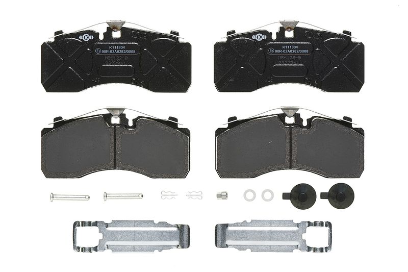 BREMBO P A6 128S Brake Pad Set, disc brake