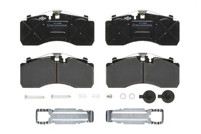 Brake Pad Set, disc brake BREMBO P A6 128S