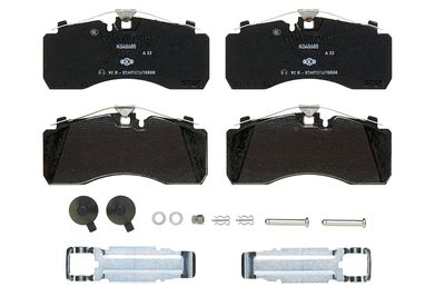 Brake Pad Set, disc brake BREMBO P A6 428S
