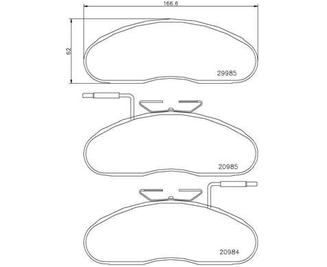 BREMBO P B7 002 Brake Pad Set, disc brake