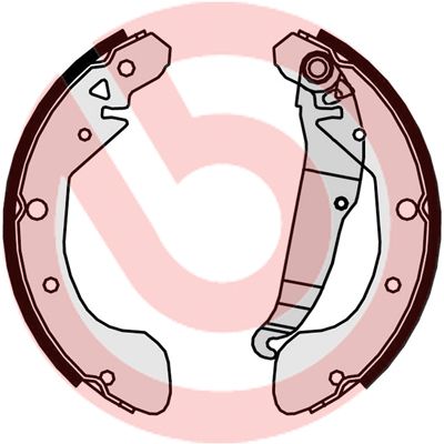 Brake Shoe Set BREMBO S 10 516
