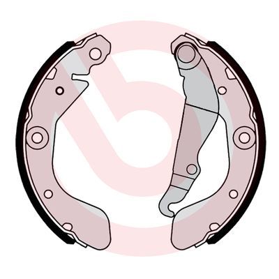 Brake Shoe Set BREMBO S 10 519