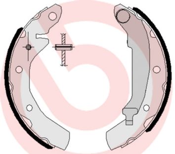 BREMBO S 15 501 Brake Shoe Set