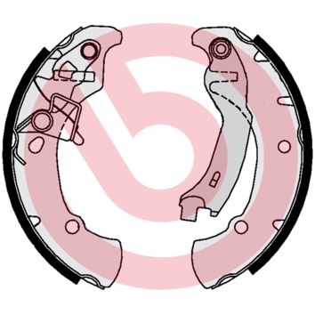 BREMBO S 16 516 Brake Shoe Set