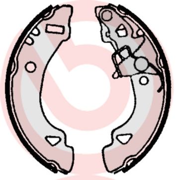 Brake Shoe Set BREMBO S 23 512