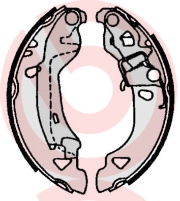BREMBO S 23 513 Brake Shoe Set