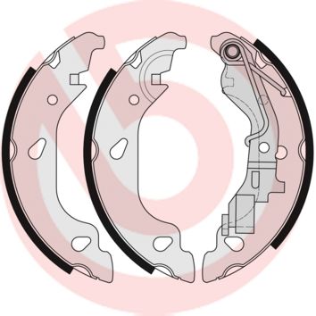 BREMBO S 23 521 Brake Shoe Set