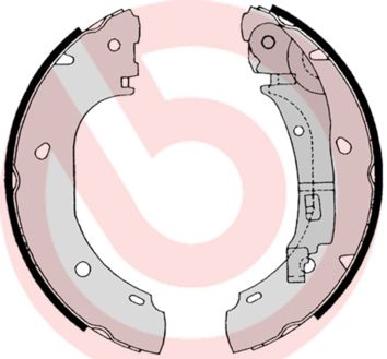 Brake Shoe Set BREMBO S 23 525