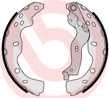 BREMBO S 23 532 Brake Shoe Set