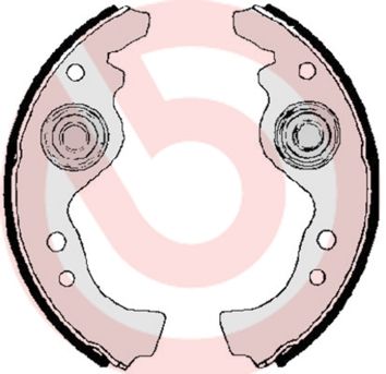 Brake Shoe Set BREMBO S 23 542