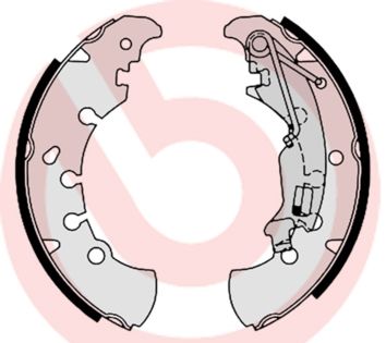 BREMBO S 23 555 Brake Shoe Set