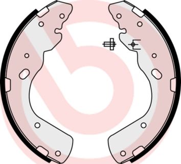 BREMBO S 23 576 Brake Shoe Set