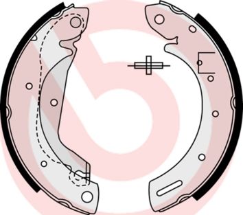 BREMBO S 23 577 Brake Shoe Set