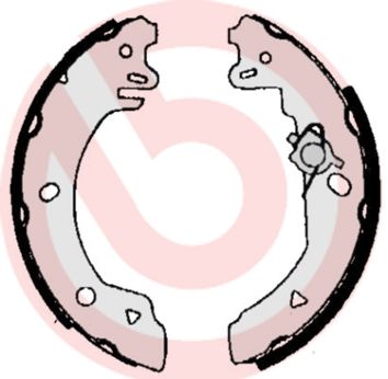 Brake Shoe Set BREMBO S 24 517