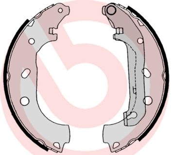 BREMBO S 24 539 Brake Shoe Set