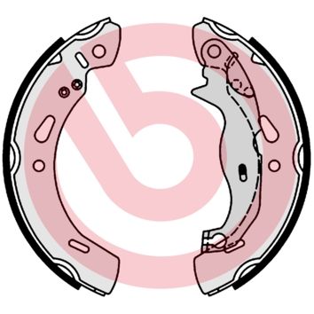 BREMBO S 24 548 Brake Shoe Set