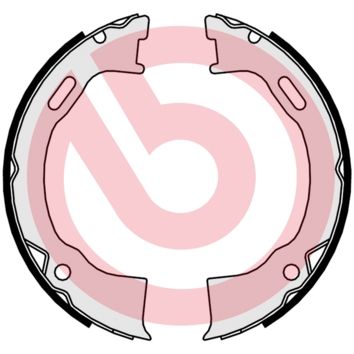 Brake Shoe Set, parking brake BREMBO S 24 549