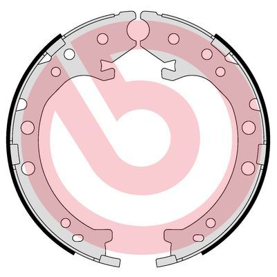 Brake Shoe Set, parking brake BREMBO S 28 519