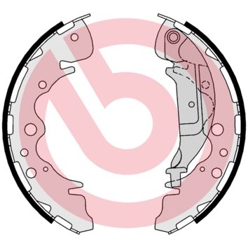 Brake Shoe Set BREMBO S 30 535